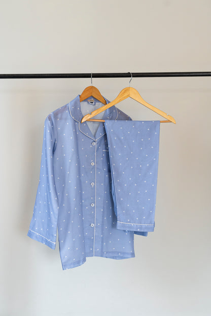 Hearts Blue Pjs